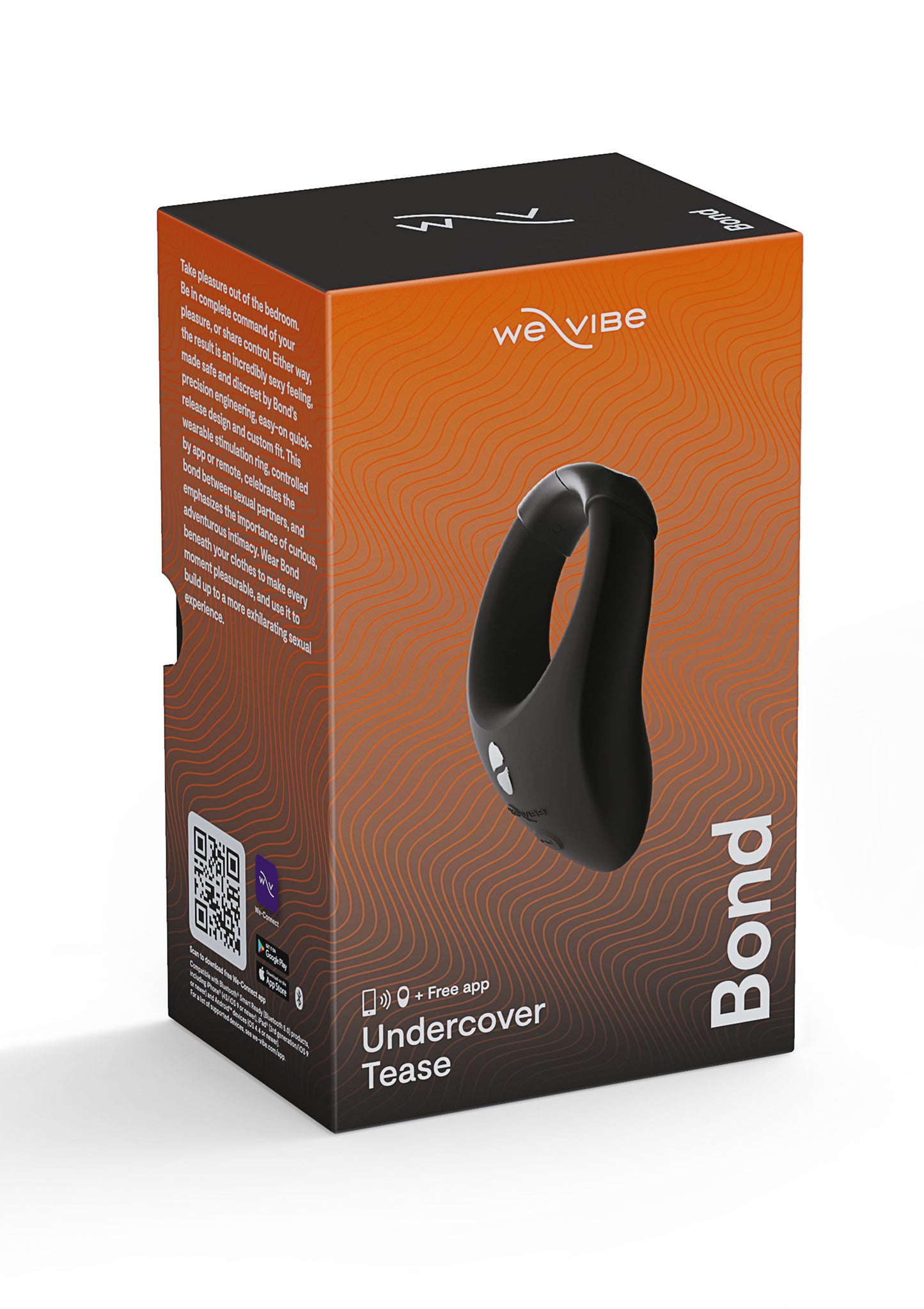We-Vibe Bond vibrerende cockring in paarse kleur op witte achtergrond