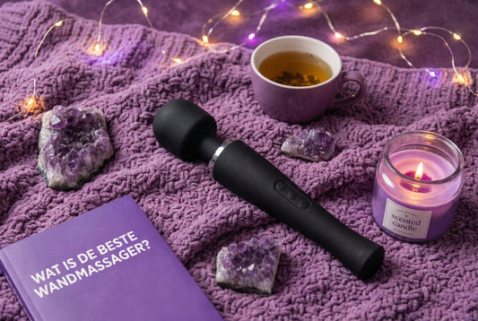 Aanzicht headerfoto voor keuzehulp met wandmassager en accesoires