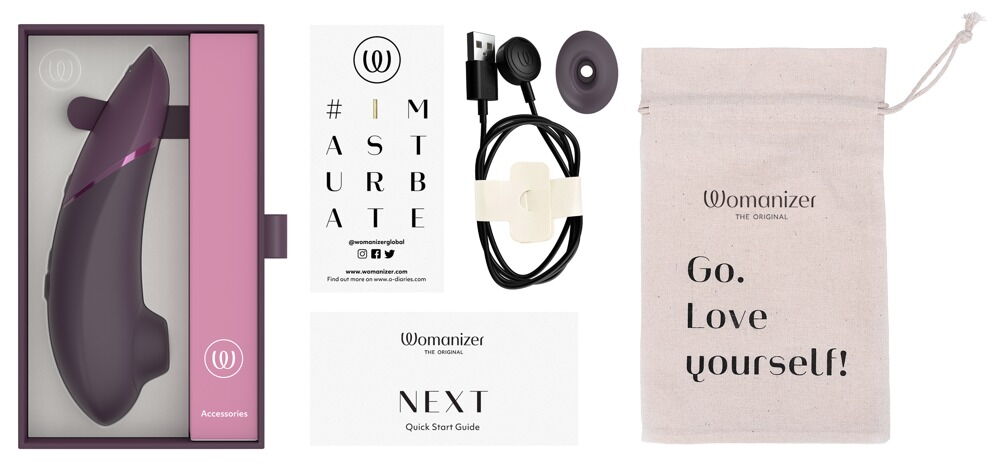 Luxe verpakking Womanizer Next zwarte variant