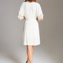 Peignoir van Vanilla in wit