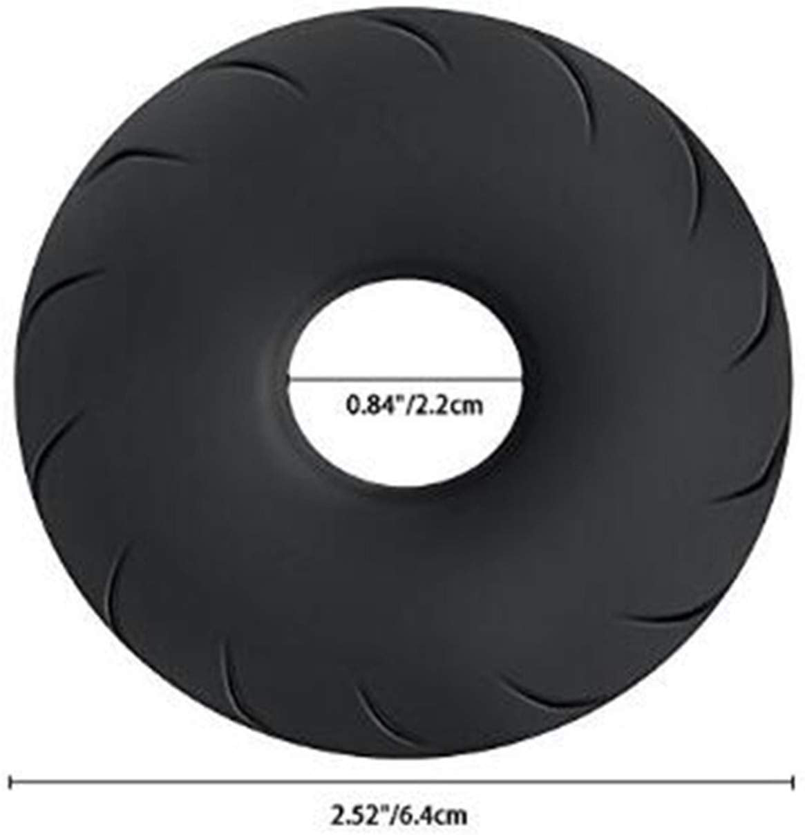 Zijaanzicht transparante cockring met ergonomisch ontwerp voor comfort en effectiviteit