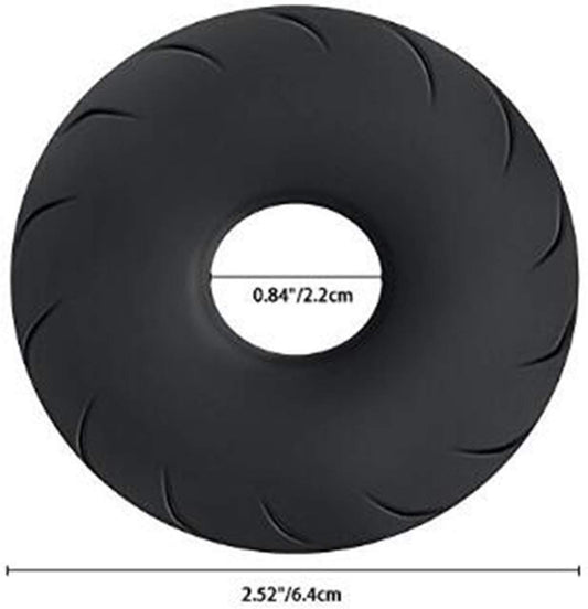 Zijaanzicht transparante cockring met ergonomisch ontwerp voor comfort en effectiviteit