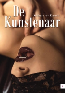 Close-up van boekcover De Kunstenaar met gedetailleerd artwork en typografie