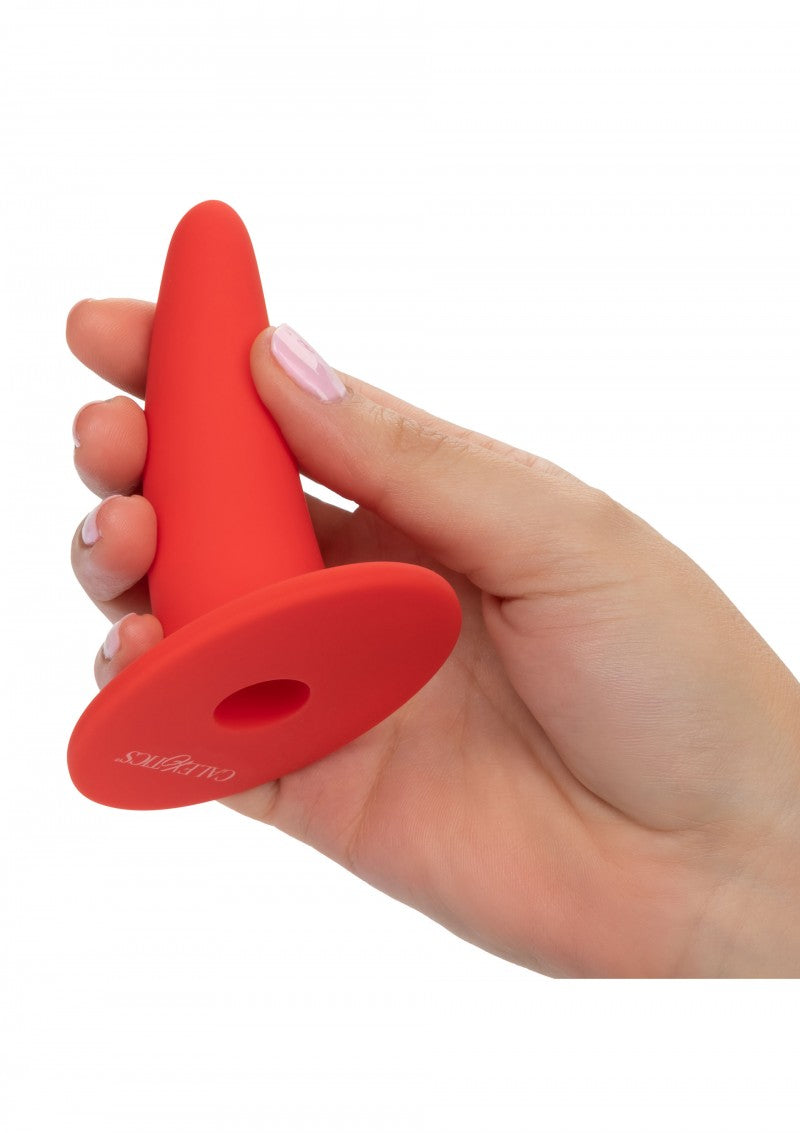 Zijaanzicht van medische dilatorset met gladde afwerking en ergonomische vormgeving