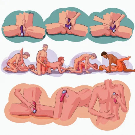 Vector+ massager elegant gepositioneerd in stijlvol interieur