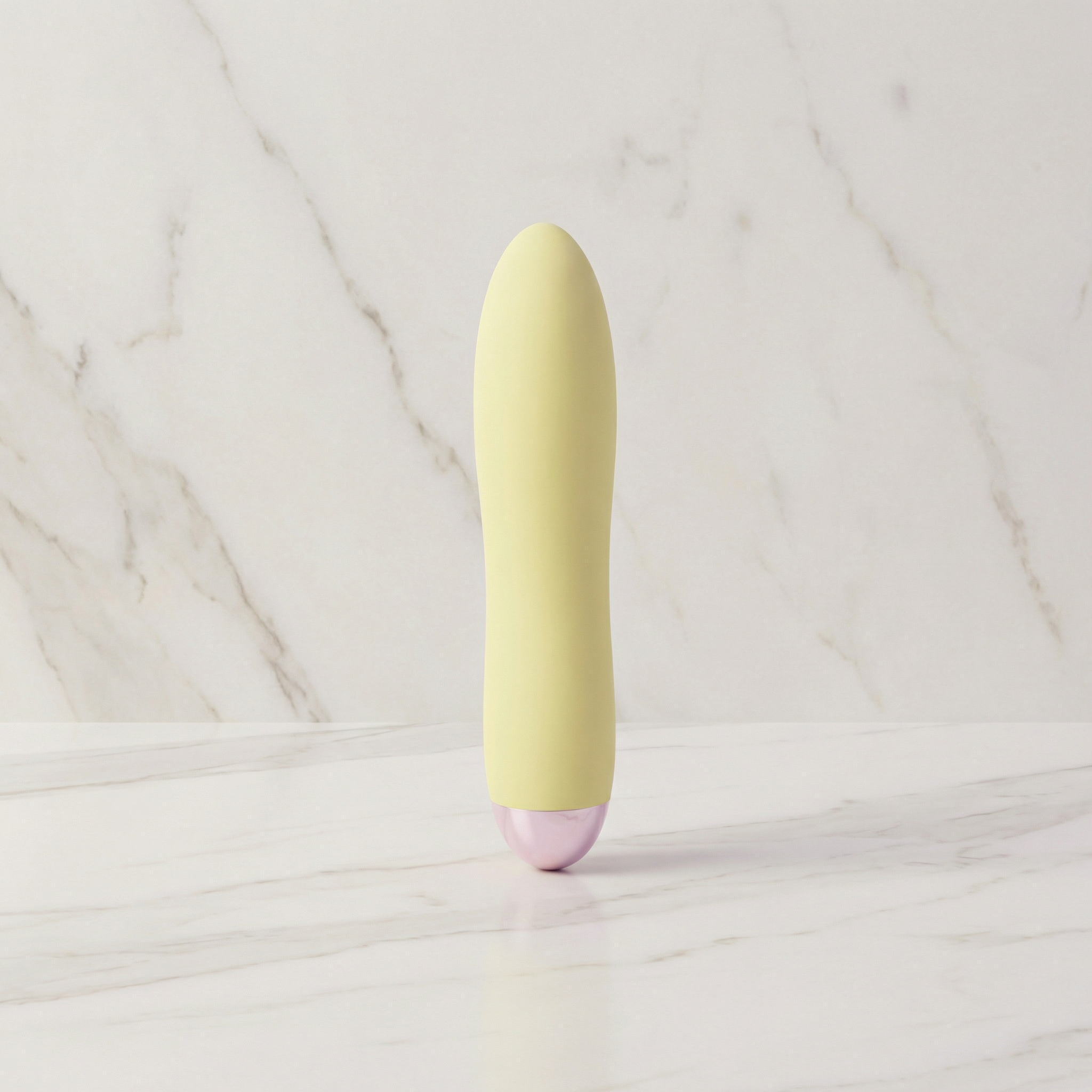 Cuties mini vibrator van De Paarse Keizerin in compacte uitvoering op witte achtergrond
