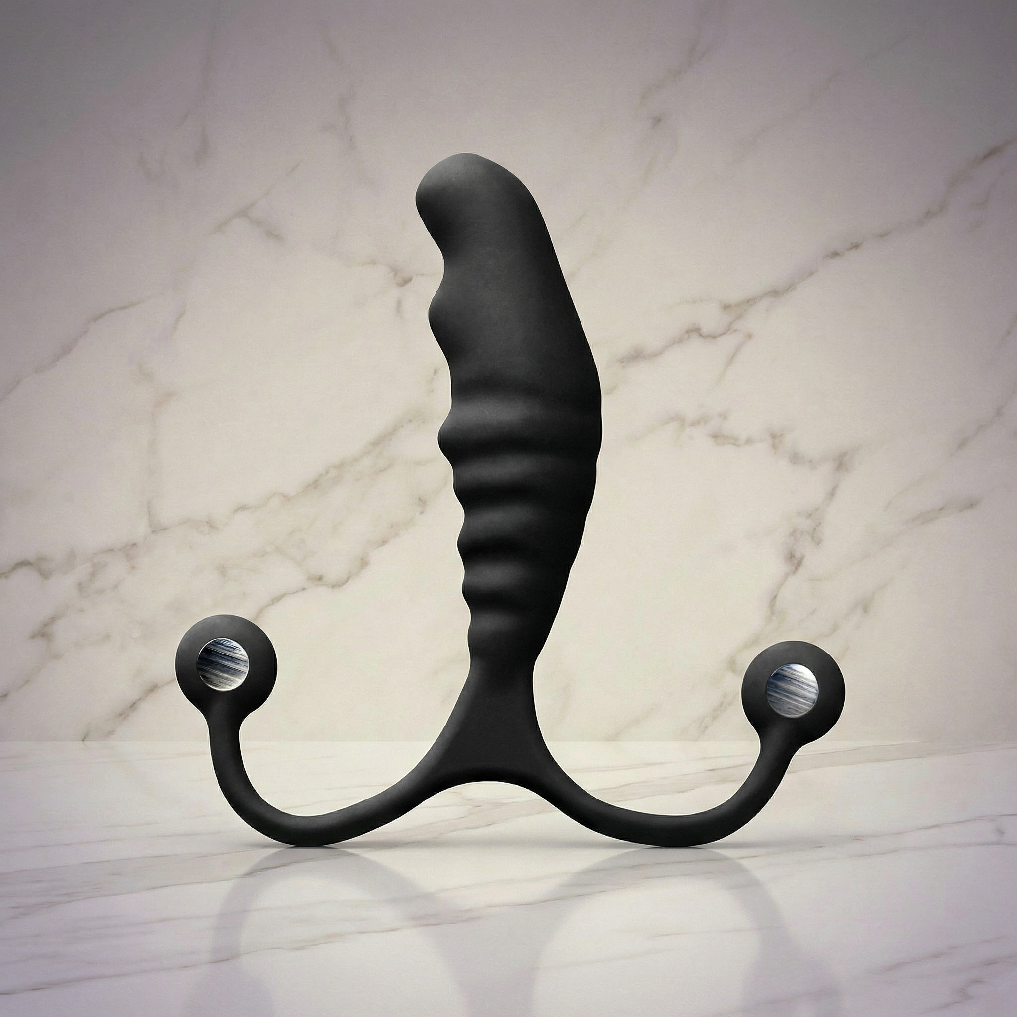 PSY prostaat stimulator van Aneros op witte achtergrond, ergonomisch ontwerp voor comfortabel gebruik