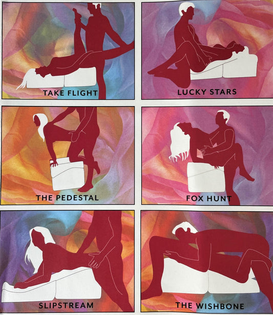 Close-up textuurdetail van paarse Liberator Flip Ramp microvezel bekleding