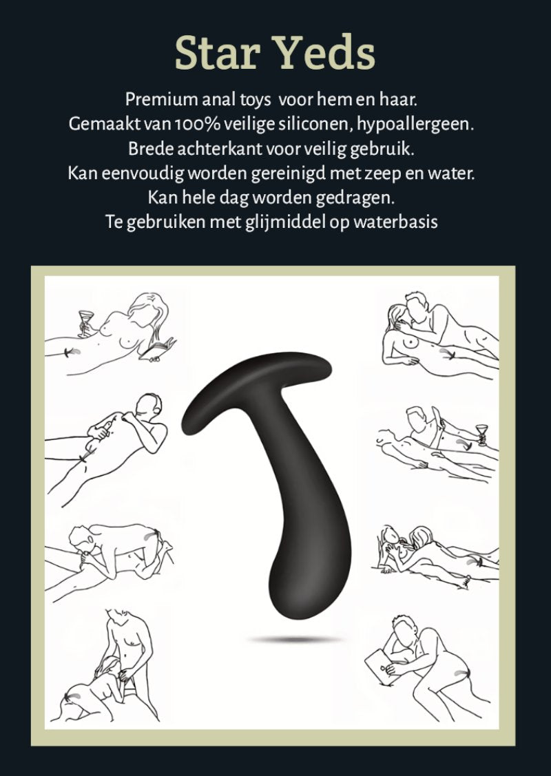 Luxe verpakking van De Paarse Keizerin anale erotiek set met bijbehorende accessoires