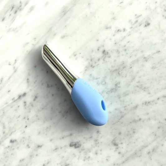 Complete set overzicht met lichtblauwe Lyra en meegeleverde onderdelen