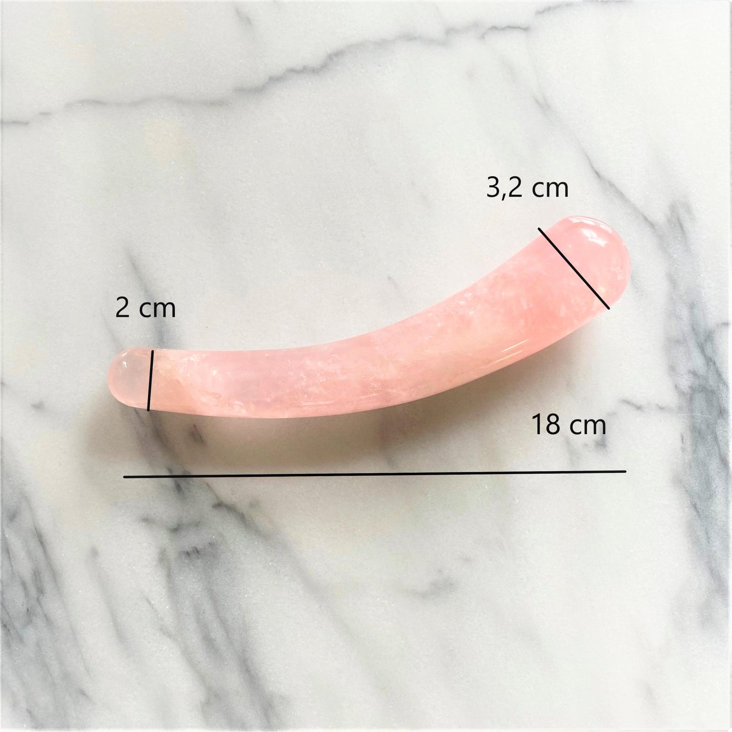 Rozenkwarts Massage Curved