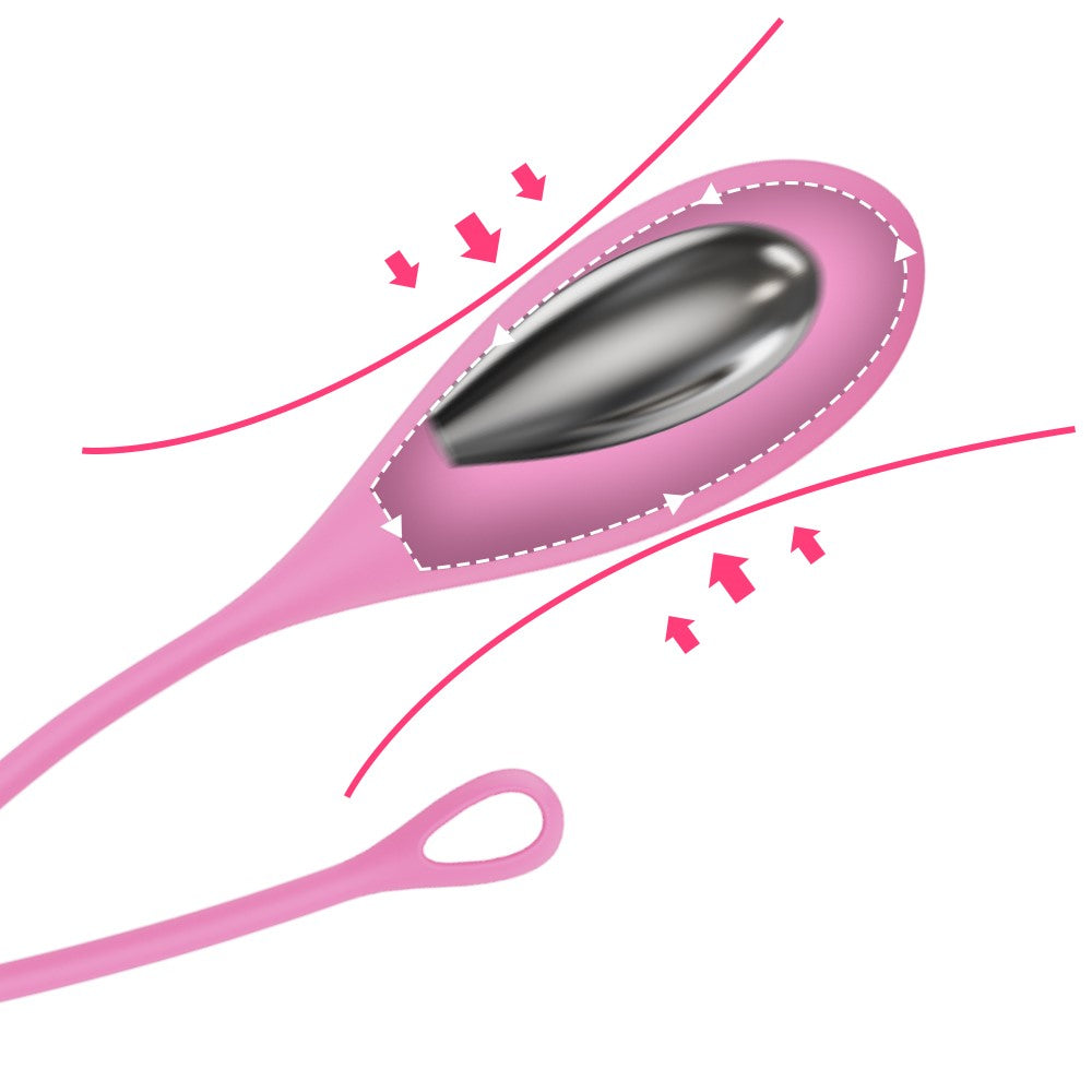 Close-up detail van gladde siliconen afwerking en trekkoordje van Oba Motion kegelset