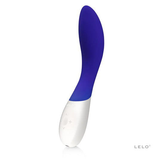 Lelo Mona Wave in zwart getoond vanuit zijaanzicht met elegante gebogen vorm