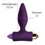 Close-up van bedieningsknoppen en premium materiaal Petite Sensations vibrator