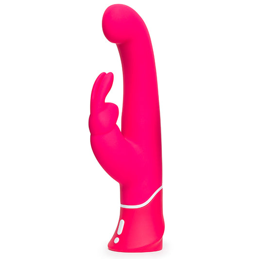 Zijaanzicht van roze Pink Rabbit wellness artikel met ergonomische vorm en gladde afwerking