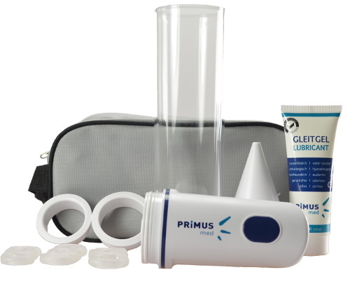 Close-up bedieningspaneel Primus pomp met drukknoppen en vacuümmeter