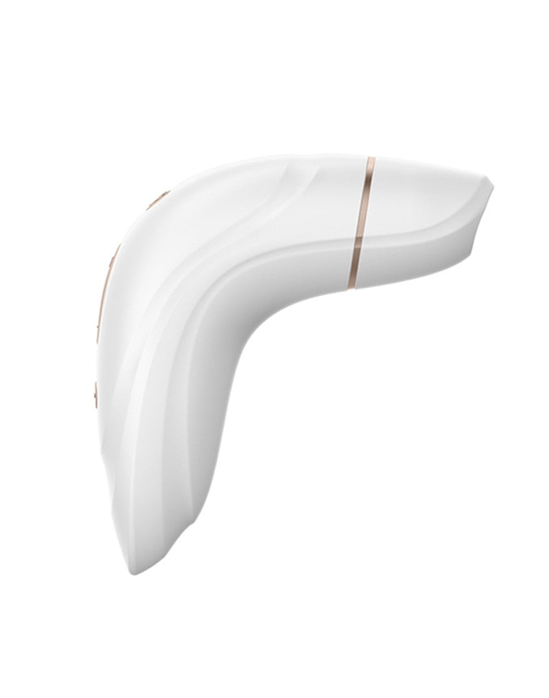 Satisfyer Pro Plus Vibration zijaanzicht met ergonomische vormgeving