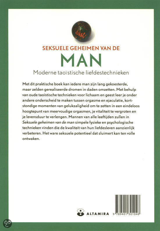 Opengeslagen Seksuele Geheimen van de Man boek met zichtbare pagina's