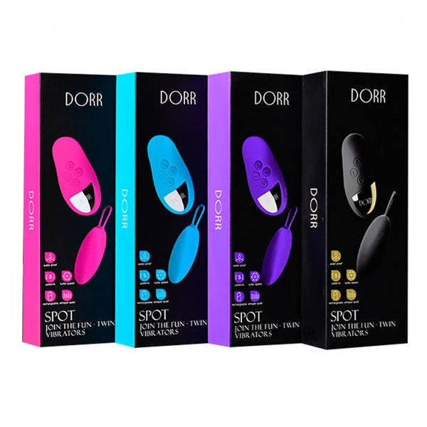 Paarse Spot vibrator met USB-oplaadkabel en discrete verpakking van De Paarse Keizerin