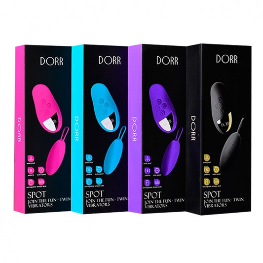 Paarse Spot vibrator met USB-oplaadkabel en discrete verpakking van De Paarse Keizerin